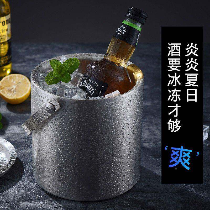 30冰4不锈钢欧香槟桶无品牌/加厚冰桶冰冰块粒桶镇红酒桶酒店酒吧