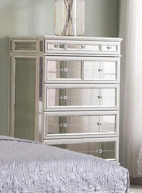 实斗柜美式木22684约轻奢五斗柜纳柜简现代家用储物柜客厅边收柜