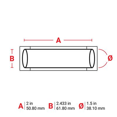 2HX-1500-2-VT/50.80x61.80贝迪BRADY-热缩套管聚烯烃
