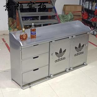 茶台铁艺餐边柜储物餐厅吧备CB14474餐酒柜柜工业风水柜子收纳柜