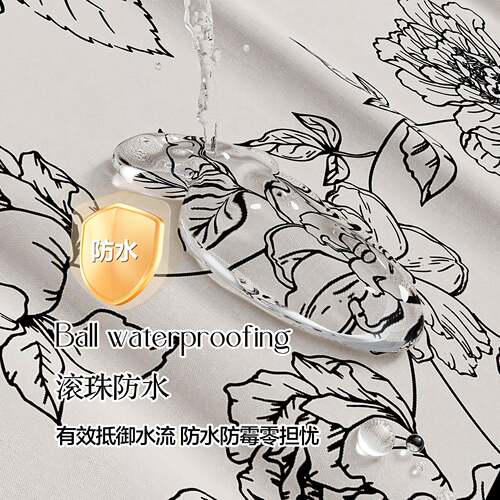 霉浴室浴浴帘折叠隐形卫生隔断帘防F98MT99H水防速干淋干湿分离新