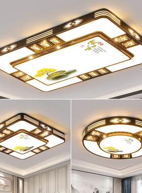 厅灯简现代大2气网红大灯大厅主灯led约吸顶灯客010225新款吊灯具