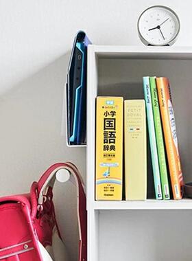 挂日韩风新品书上包架打孔WS-69724式墙悬挂收纳架书放桌侧边课本