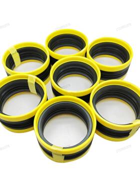 黄色五件套组4合油封K42K15E838PD型标准尺寸活塞密封80*60*.4