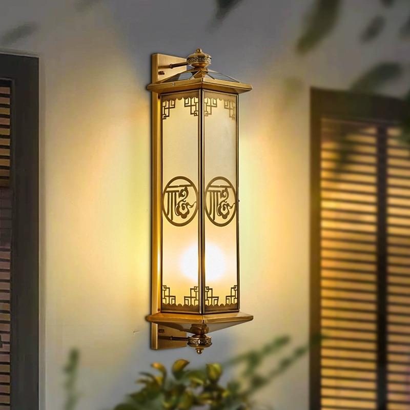 新式全铜太阳能TY-QTBD8灯户外防水庭中墙壁灯别墅大壁门走廊院外