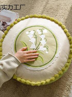 地坐墩懒家用蒲团坐垫榻榻米客厅上人沙发中式USK客厅抱枕古法式