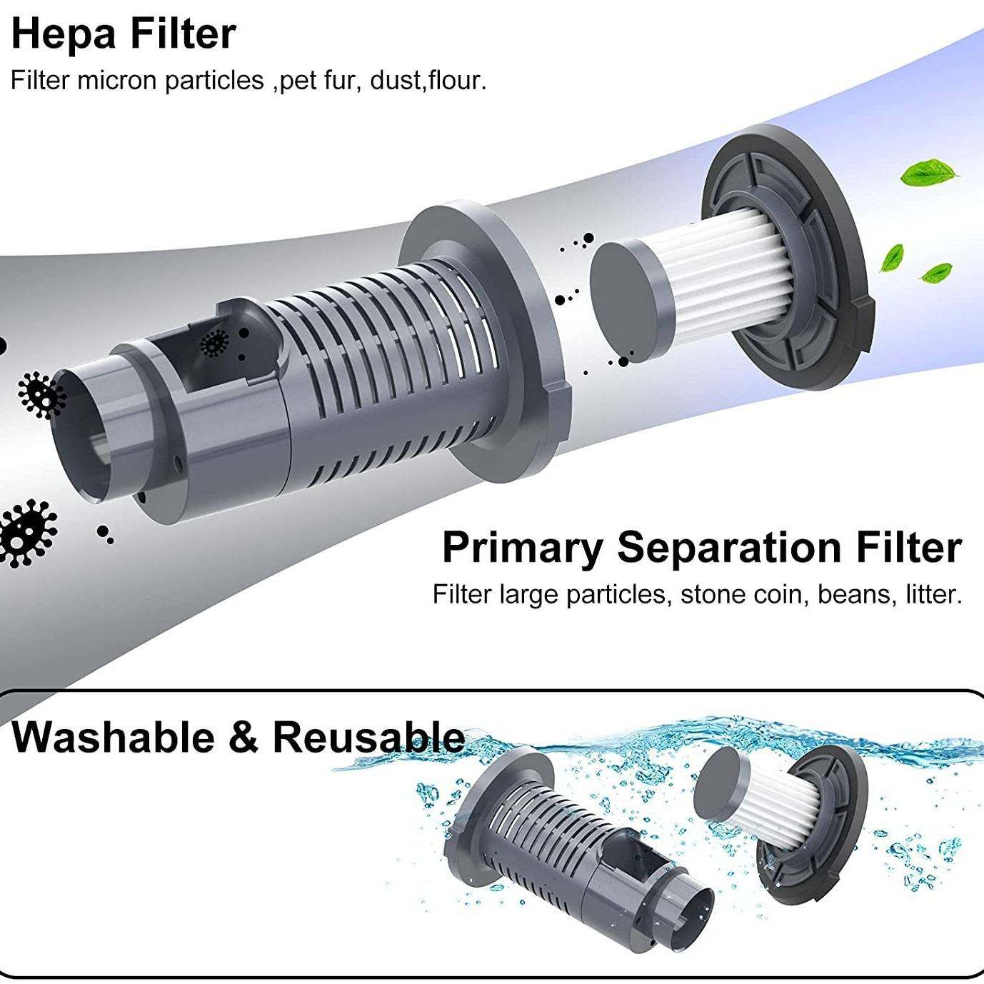 无线车载吸尘器小型家用大吸力大功率随手吸桌面多功能除尘吹吸用