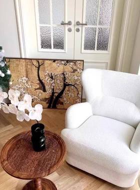 时椅尚舒适复21077阳古客单人沙发休闲躺椅可旋转厅公寓卧室懒人