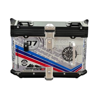 2023新升级款沸驰摩托车尾箱铝合金小牛电动车尾箱后备箱快拆防水