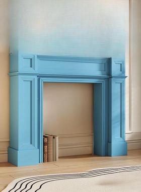 柜田园式壁炉装饰柜礼美式复古壁炉NJG法欧式宿简约壁炉架置物民