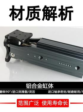 机手齿条侧姿组气90度翻转42/SRI33FE机械手械气轮动配缸件