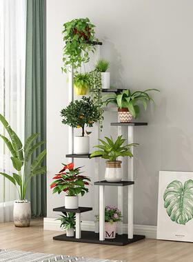 花架置物架厅阳绿台萝架约现客代简室内省空间移JMH96673动多层多
