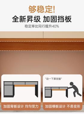 实木KXU书桌学生家用室电脑卧桌台桌式简约初中学生习带抽屉办公