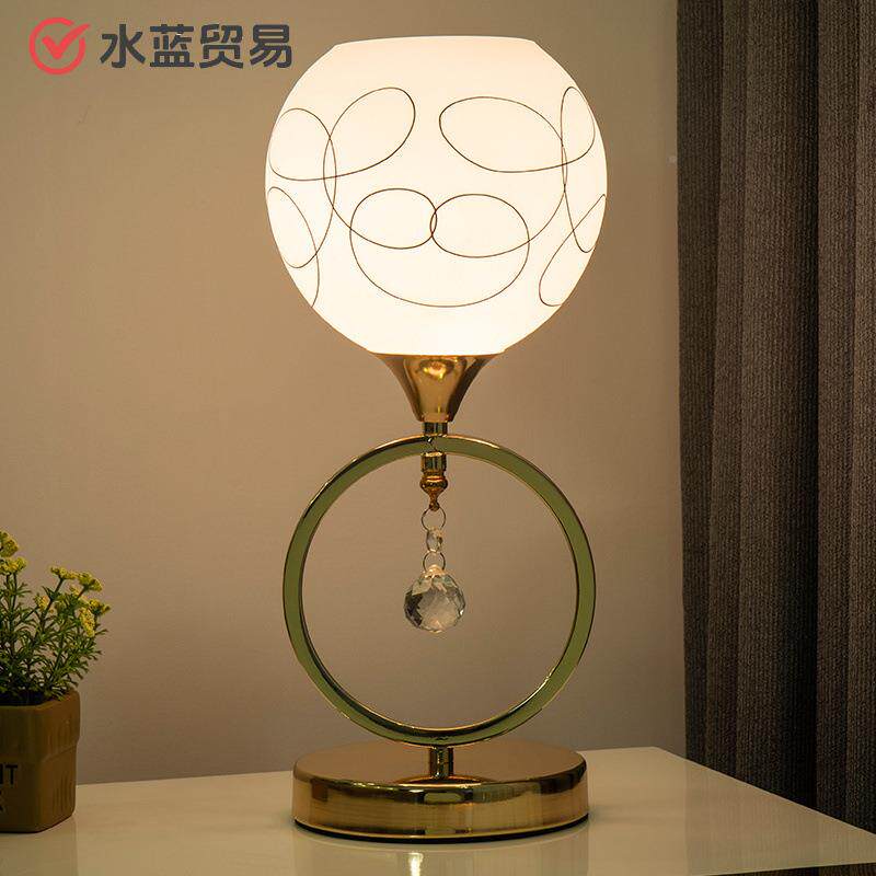 现代简约LE简D台无品牌/灯饰床头卧室厅玻璃灯现代创客意装办公结