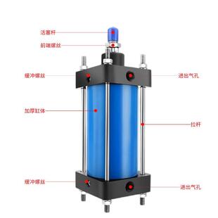 星气动QGB重2型气缸全耐高温大推浙力63/80/125/160/20铁0LVJ/30/