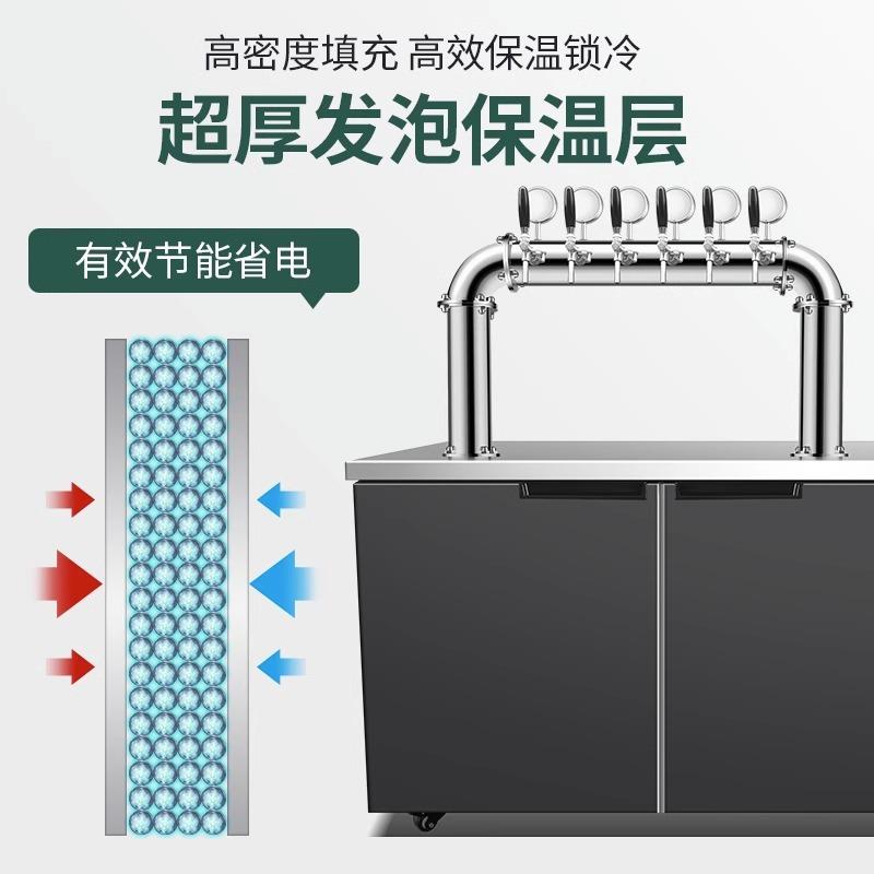 分酒酒墙式扎啤机全自动扎啤机夜市啤装机啤冷藏啤酒机商BEP用扎