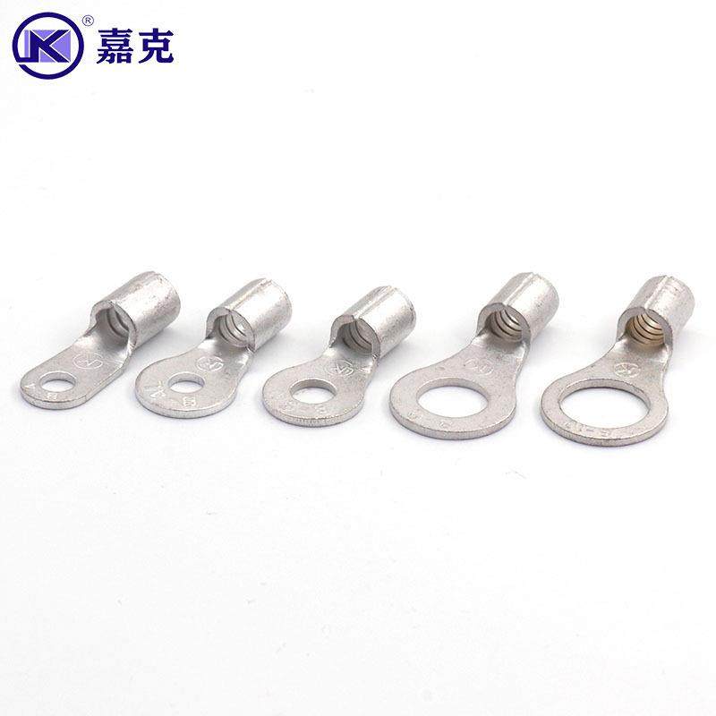 R1NB8-4/4L/5/KZP6/8/O10/子2冷压端国标紫铜圆形端头新能源T端子