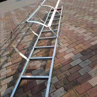 不锈样钢梯护笼YVD组合式护笼爬梯规格多护笼爬爬梯室内爬外梯