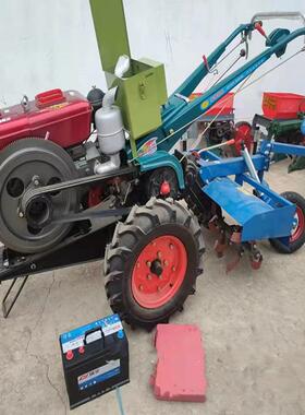 圆拉盘犁耙翻地耕整多手用扶拖拉机功能小型手扶拖机农运IJZ输旋