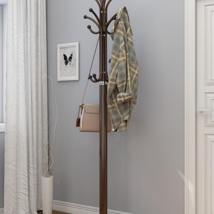 衣架挂衣IFJ架落地室架子客厅卧式衣架杆床酒店头放衣服花衣帽架