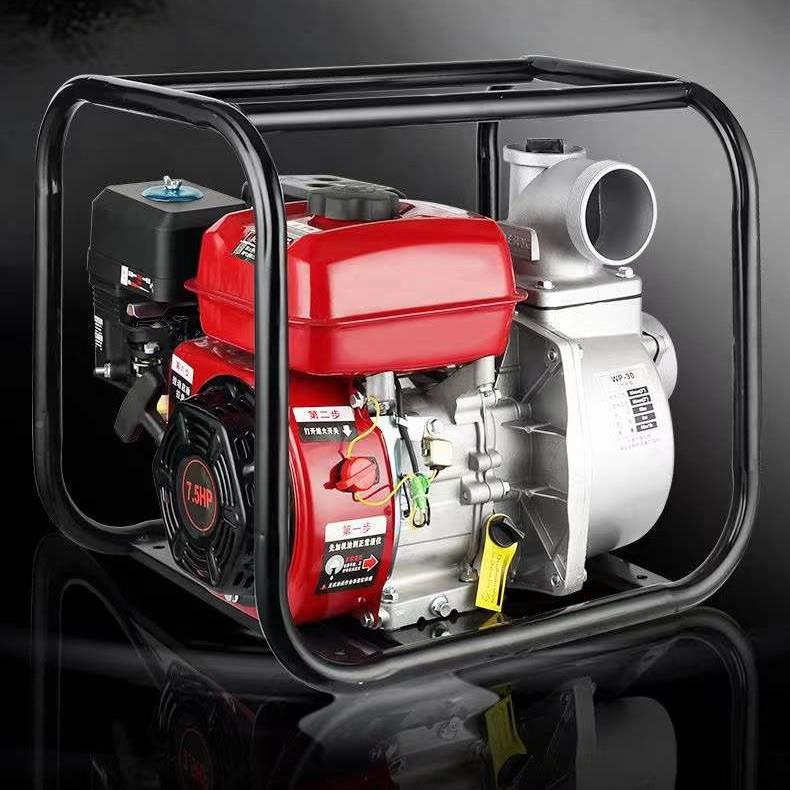 自吸水抽水机泵农HGY田油灌溉高扬程水泵2寸34寸小型柴抽寸水泵