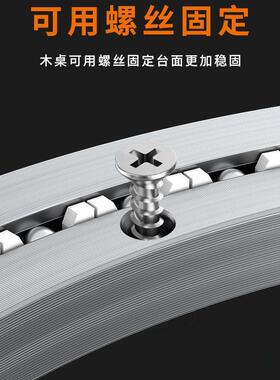 餐桌转底座轴承铝合金大理石IFY桌实木玻璃盘桌饭旋圆转家用轨道