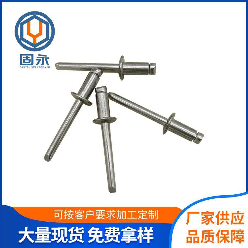 WWN全不钢抽芯铆钉304不锈铆钢圆全头铆钉锈全不锈钢拉钉钢拉钉