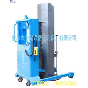 400运kg半电油桶圆料桶倒料车倒桶器OWG翻转倾倒投料机上车搬动车