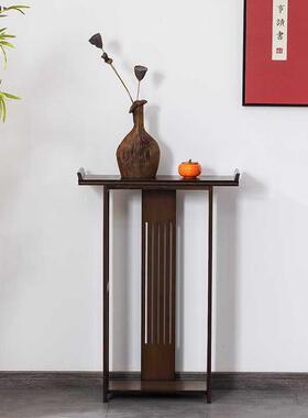 新中式玄关关桌入户PFS63562门厅条案供桌墙玄台超窄玄实靠木关柜