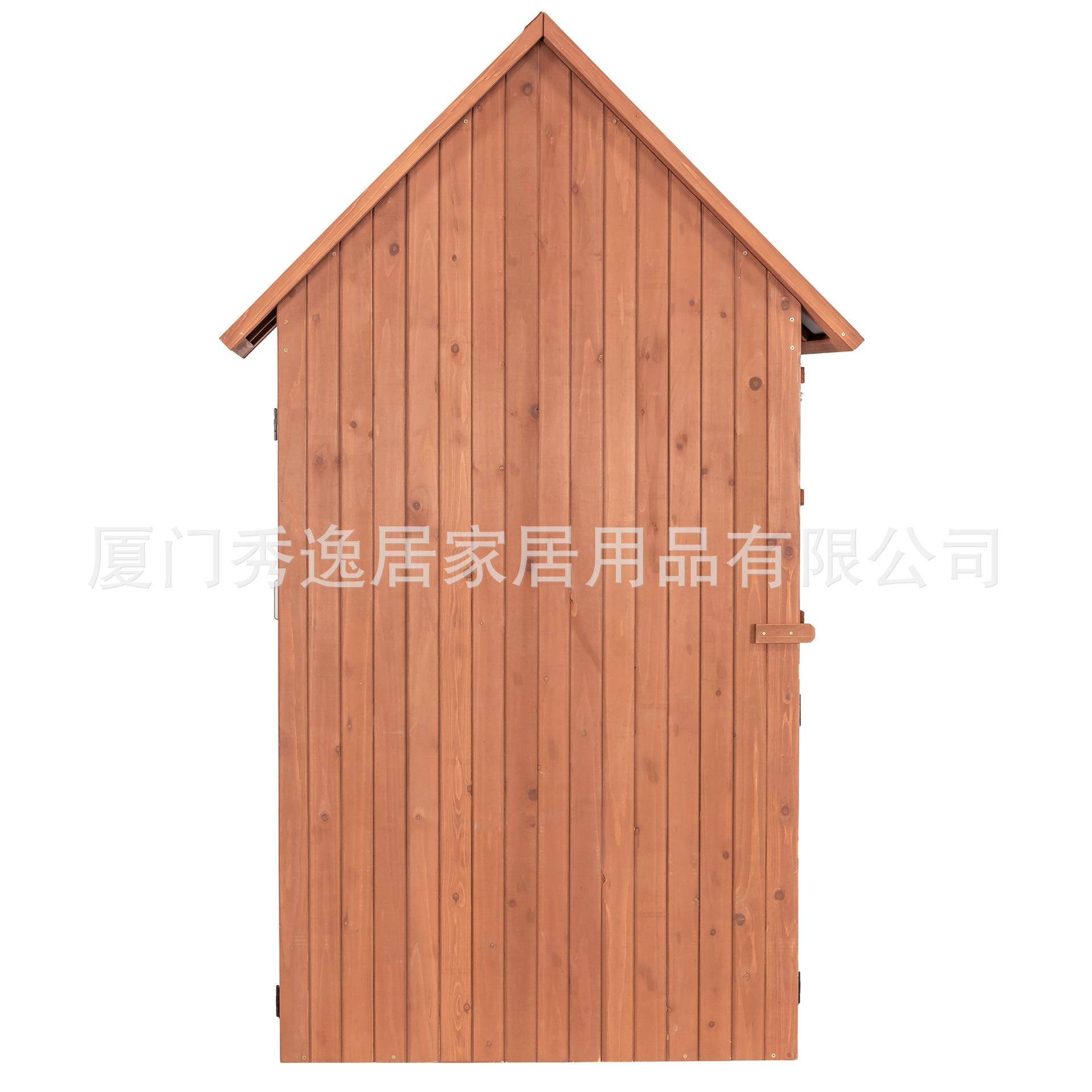 户外实木顶工具置物柜庭院尖杂收纳柜园花园林无品牌/工具物储物