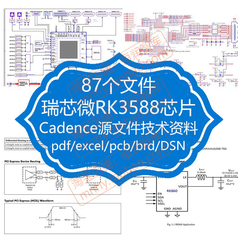 瑞芯微RK3588芯片Cadence源文件NVR资料DDR设计AIoT集成电路技术图片