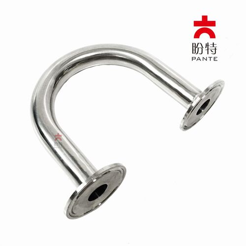 盼特304不锈钢180度快装U型弯头卫生级卡箍式U形三通卡盘弯管新款