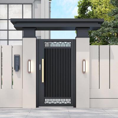 铝艺别墅庭院大门小区户外铁艺入户双开门自建房花园铝合金单开门