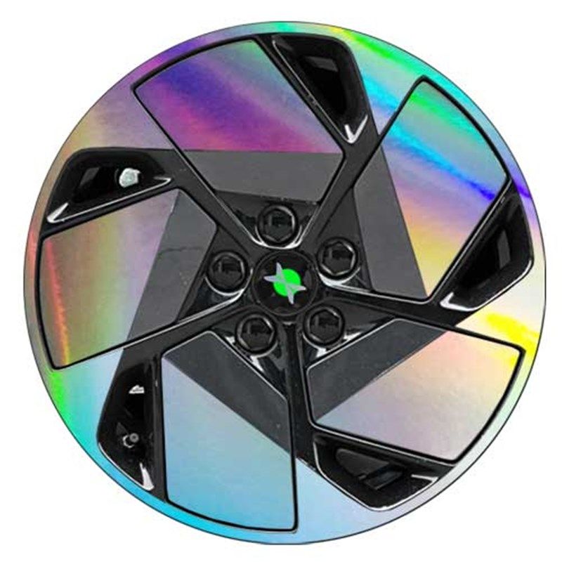 于25款小鹏G6轮毂贴纸改装饰碳纤维熏黑化车贴划痕修复膜配件