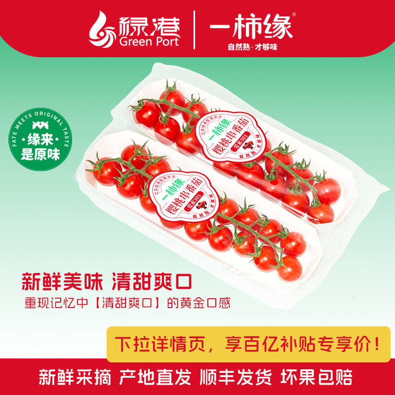 一柿缘串收樱桃番茄198g*6盒