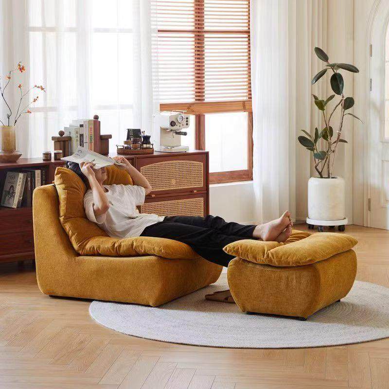 真空沙压缩单人沙躺椅客厅卧室布ZGX阳台网红休闲可躺可睡发艺懒,居家布艺,纽扣,淘宝优惠券,粉丝福利购,淘宝优惠卷