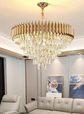 跨境奢轻大厅客管厅吊灯房间餐SCO厅后代蜡烛黑斜现口水晶灯家居