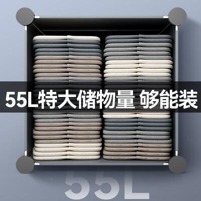 简易衣柜家用卧室组收纳柜子出租衣橱宿舍HXK布小房储物柜结装实