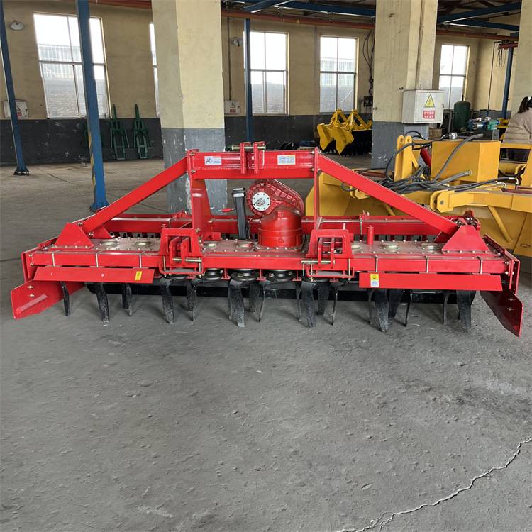 后置式动力驱动耙 3米宽土地旋耕机 多功能碎土设备