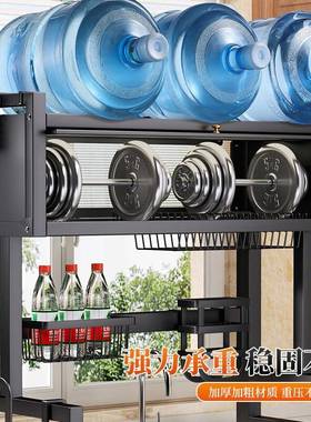 双层房水置物架洗碗水池台Mw2nC5GN柜面防尘碗水收纳餐具储物厨沥