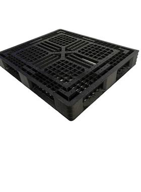 色田字型卡板色色黑色双面卡板黑双面托盘FOD黑塑料栈黑板