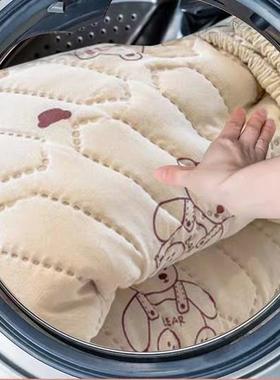 全包IEL裹夹棉笠卡通印花床件单学生宿护舍防滑床笠床垫保床套罩