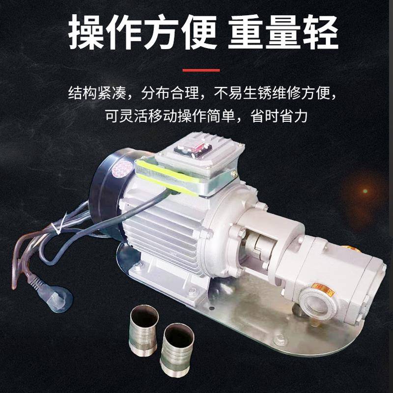 手b提式wc系列提齿轮泵980不锈钢手泵自便吸抽油泵220/380V携手泵
