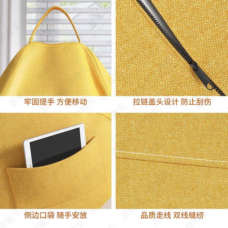 CQA3Y懒人沙发豆小户型单人沙阳发可出躺可卧豆袋卧室台包租屋沙