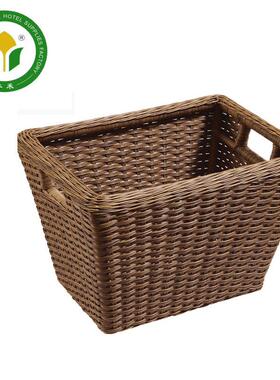 厂室FHMJ-04家直供藤酒纳店客房毛巾筐浴收筐仿置物篮