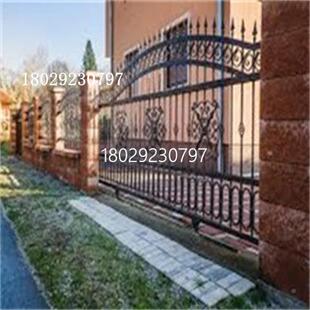 铁墅门庭门乡村围墙栅栏门家院HSQ用户门外别大门大双开门铁艺大