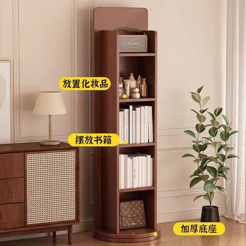 全身落地可镜家用卧室架旋转移动书试衣镜镜子带KWZ挂衣架一体穿