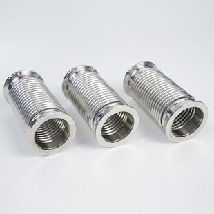 密波空金属软管304不真密波真空锈成快装卡箍卡扣型柔性弹性软伸