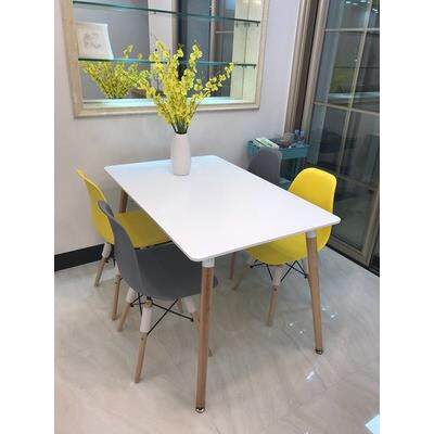 伊姆斯电椅餐椅家意用椅JDY脑桌椅塑料靠背椅现代约创办公椅洽简