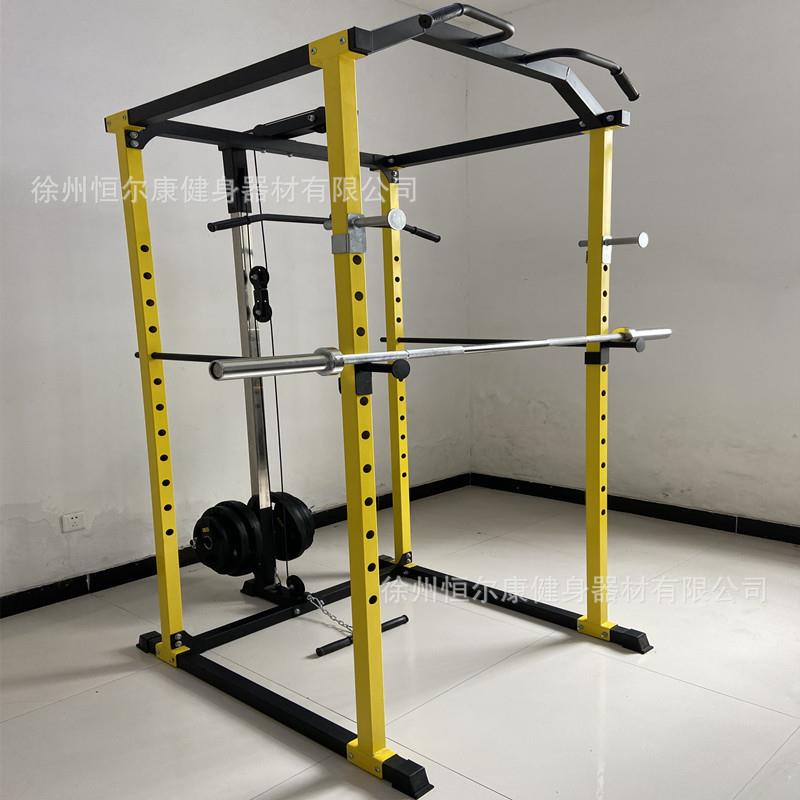 龙多功能家用商简用健身深蹲架VZW易框式门架卧推架蹲深架